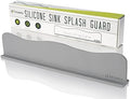TYOARO Sink Splash Guard Behind Faucet for Kitchen, Silicone Non-Slip