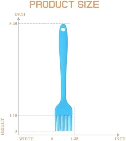 Silicone Basting Pastry Brush, 5 PCS Heat Resistant Food Brush Set
