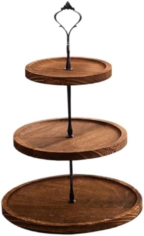 Tiered Cake Stand 3 Tier Cake Stand, Wooden 3 Tier Cupcake, Three