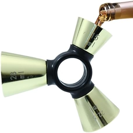 Cocktail Jigger 3 End Heavy Duty Stainless Precise Measurement