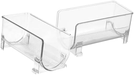 Garneck 2pcs Stackable Plastic Wine Racks, Countertop Bottle Holder