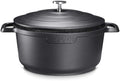Large Dutch Oven Pot with Lid-7.5QT Cast Aluminum Oven Pot with Two Handles by INSETFY