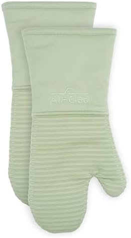 All-Clad Premium Silicone Oven Mitts: Heat Resistant to 500 Degrees