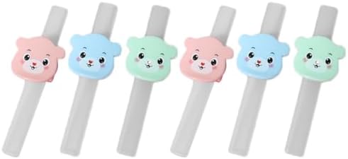 Silicone Reusable Drinking Straws Set 6 Pieces with Carrying Case