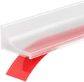 39Inch Shower Threshold Water Dam, Self-Adhesive Silicone Shower