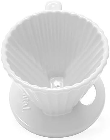 Chantal "Lotus ceramic pour over coffee dripper, 8 ounces (White)