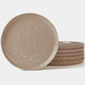 famiware Mars 6 Pieces Dinner Plates, 10.25 inch Plate Set, Scratch