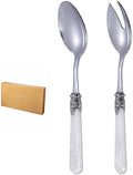 2-piece Salad Servers Stainless Steel Salad Serving Set Salad Fork and
