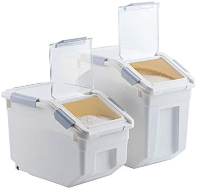 CITY BABY 2-Pack Flour Storage Containers, 13LB