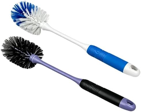 Kitchen Bottle Brush 2 Pack, Long Handle Bottle Cleaning Brush for