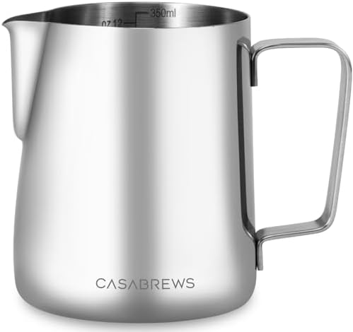 CASABREWS CASMP350 Milk Frothing Pitcher with Sharp Spout, 350ml