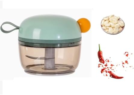 Manual Food Processor Vegetable Chopper, Easy to Clean, Hand Pull