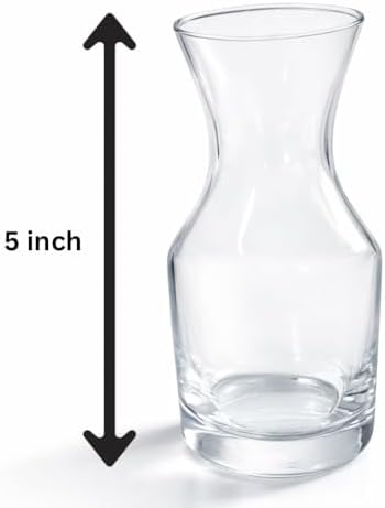 Mimosa Bar Supplies Carafe Glasses – 8.5 Oz Pack of 4 Measuring Small