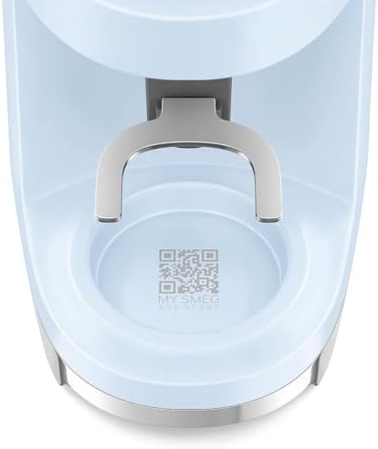 SMEG CGF03 Conical Burr Coffee Grinder, Pastel Blue