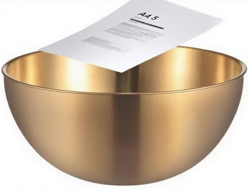 Stainless Steel Salad Bowls Set of 2 Mixing Bowl with Measurement