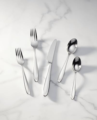 Lenox Cantera 65-Piece 18/10 Silverware Set for 12, Flatware