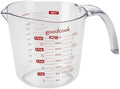 GoodCook Everyday 4-Cup Liquid Measuring Cup, Clear Plastic with