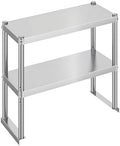 KUARBARR 2-Tier Stainless Steel Shelf, 12 x 30 Inch