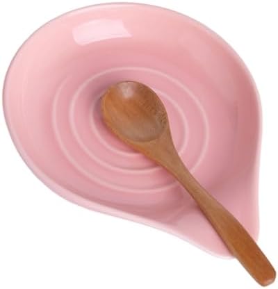 Large Ceramic Spoon Rest – 6.2 x 5.2 Inch Heat-Resistant Nonstick