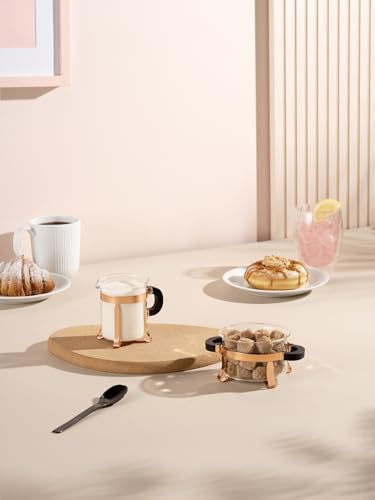 Bodum Chambord Classic Sugar and Creamer Set, 2pcs, Glass, Copper