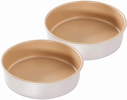 Nordic Ware 9" Round Non-stick Natural Aluminum Cake Pans (2 Pack)