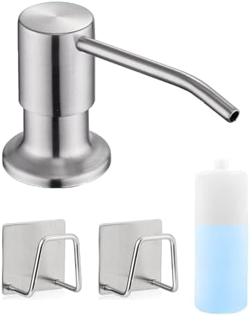 Sink Soap Dispenser Pump with 2 Sponge Holders, Curovtrp Soap