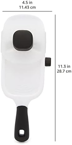 Amazon Basics Hand-held Safe Mandoline Slicer, White