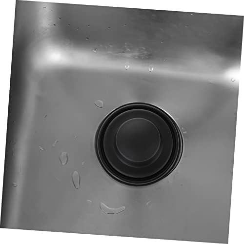 3 Piece Black Stainless Steel Sink Strainer Stopper Set