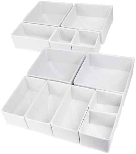 Fordonral 12 Pack Drawer Organizer Clothes, Foldable Fabric Dresser