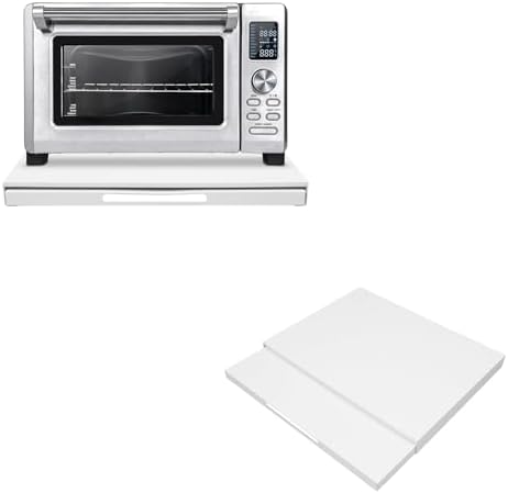 Microwave Stand with Pull-Out Shelf, 18.5x14.17x1.57 in
