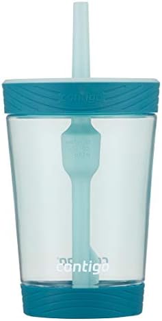 Contigo Kids Spill-Proof Tumbler with Straw, Honeydew, 14oz