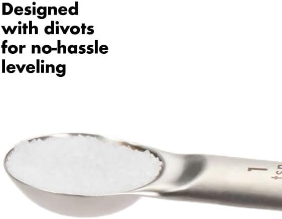 OXO Good Grips 4 Piece Stainless Steel Measuring Spoons with Magnetic