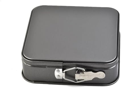 Cake Pans Set of 3, Square Carbon Steel Bakeware with Removable
