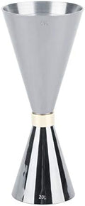 Stainless Steel Jigger Set, 30ml and 60ml Cone Shaped Drink Measuring