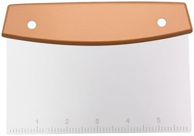 Heran Stainless Steel Bench Scraper with Comfortable Wood Handle