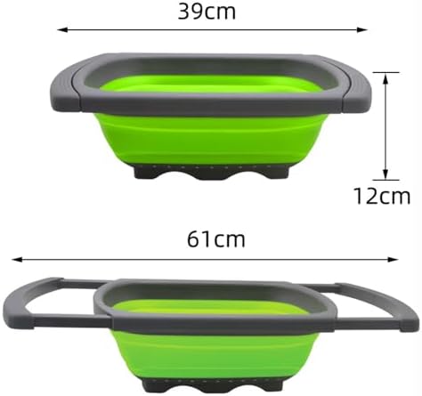 Colander collapsible, Colander Strainer Over The Sink Vegetable/Fruit