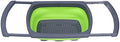 Green Collapsible Silicone Drain Basket Foldable Fruit Vegetable