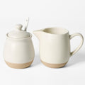 famiware 10oz Sugar Bowl & 13oz Creamer Set, Coffee Serving Set, Matte