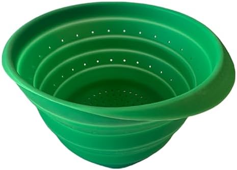 Better Houseware 4-Quart Silicone Collapsible Colander - Green