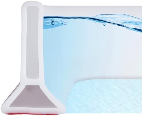 2'' High Shower Threshold Water Dam, Collapsible Water Splash Guard