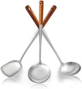 Evanda Wok Spatula Set, 17-Inch, Stainless Steel