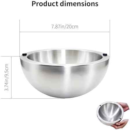 Dip Chiller Bowl Stainless Steel 35 OZ Large Capacity