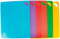 6Pcs Color Coded Cutting Boards Set, Flexible Non-Skid Kitchen Mats