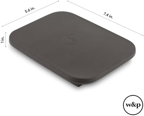 W&P Peak Silicone Water Bottle Ice Tray w/ Protective Lid | Charcoal