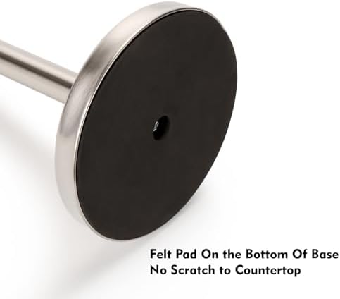 Kalitro Countertop Paper Towel Holder, Stainless Steel Base