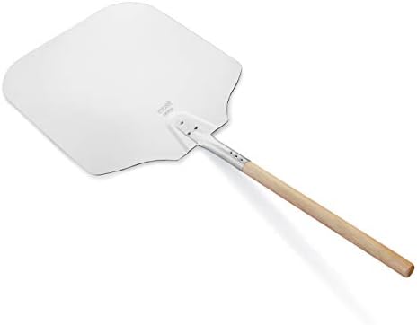 New Star Foodservice Aluminum Pizza Peel, 16 x 18 inch