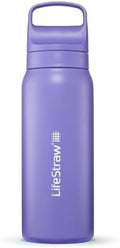 LifeStraw Go Series Insulated Steel Water Filter Bottle, 24 oz