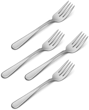 Oneida Flatware Flight Salad Forks 18/0 Silverware Set for 4