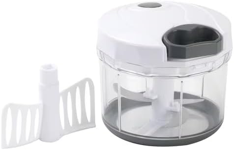 Manual Food Chopper 4 Cup – Hand Pull String Vegetable Chopper for