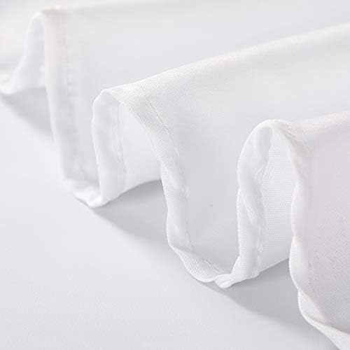 Cupuamon 120 inch Round Tablecloth Washable Polyester Table Cloth